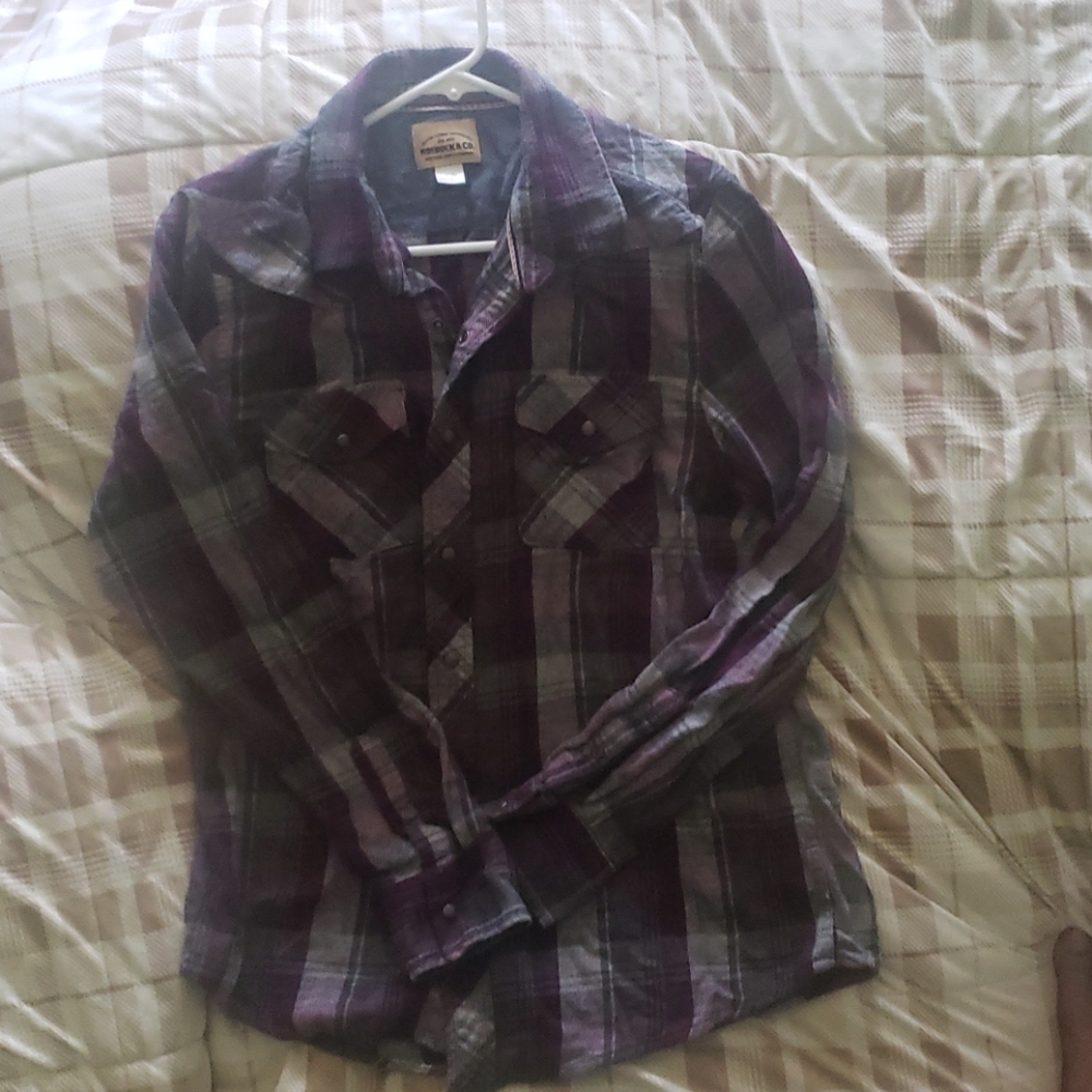 Roebuck & Co. Purple Flannel